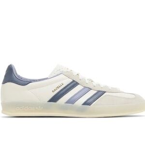 Adidas Gazelle Indoor Shoes Core White Mel, Preloved Ink Mel/Off White Gum Sole
